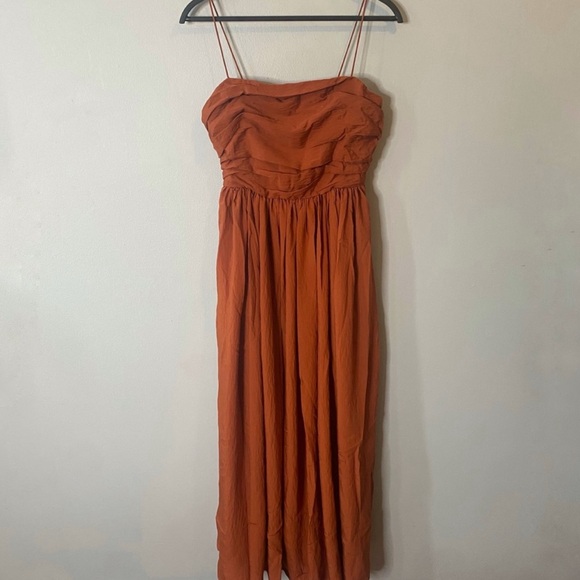 Anthropologie The Lorelei Ruched Bodice Midi Dress - Picture 9 of 9